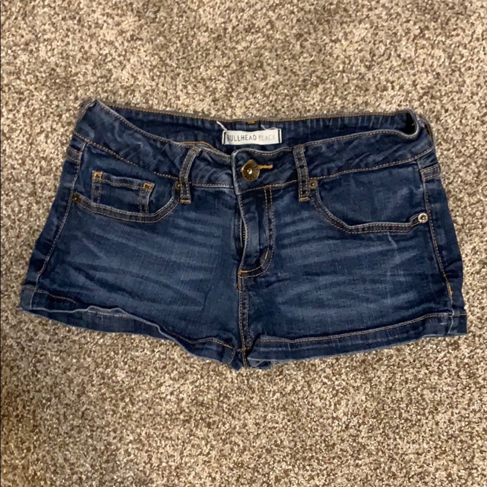 Bullhead Black Jean Shorts